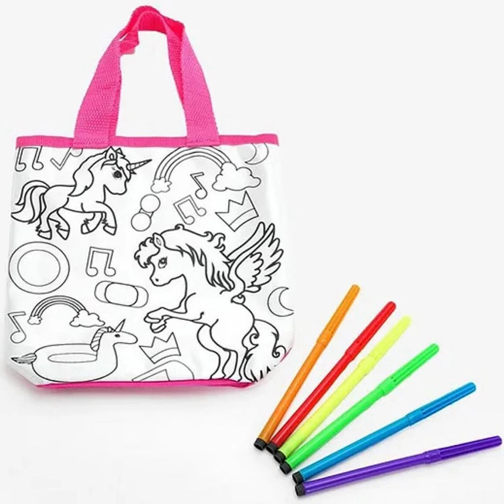 Sac à Colorier DIY Créatif avec Feutres pour Enfant