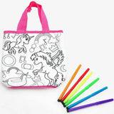 Sac à Colorier DIY Créatif avec Feutres pour Enfant