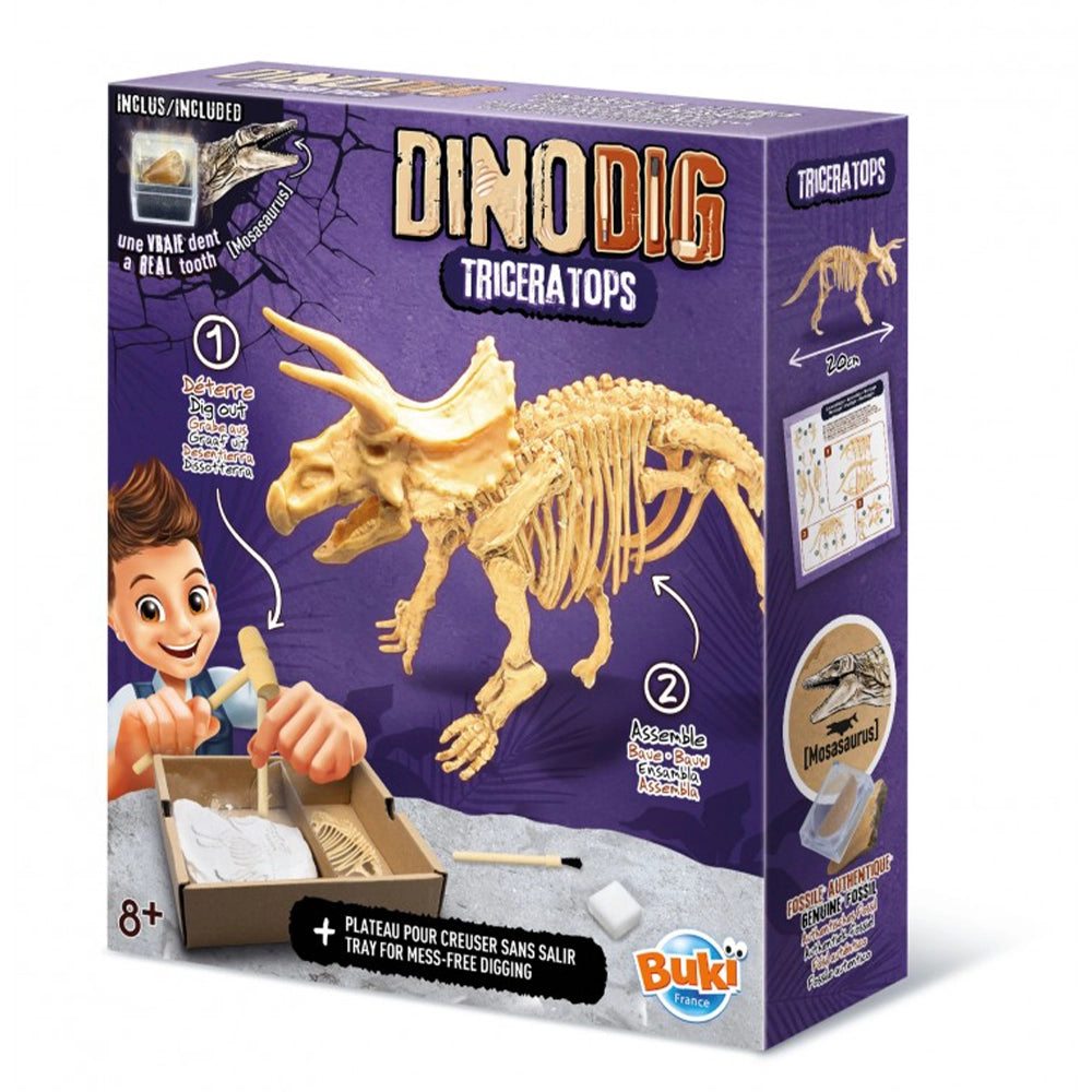 Buki Dino Dig Triceratops 8A+