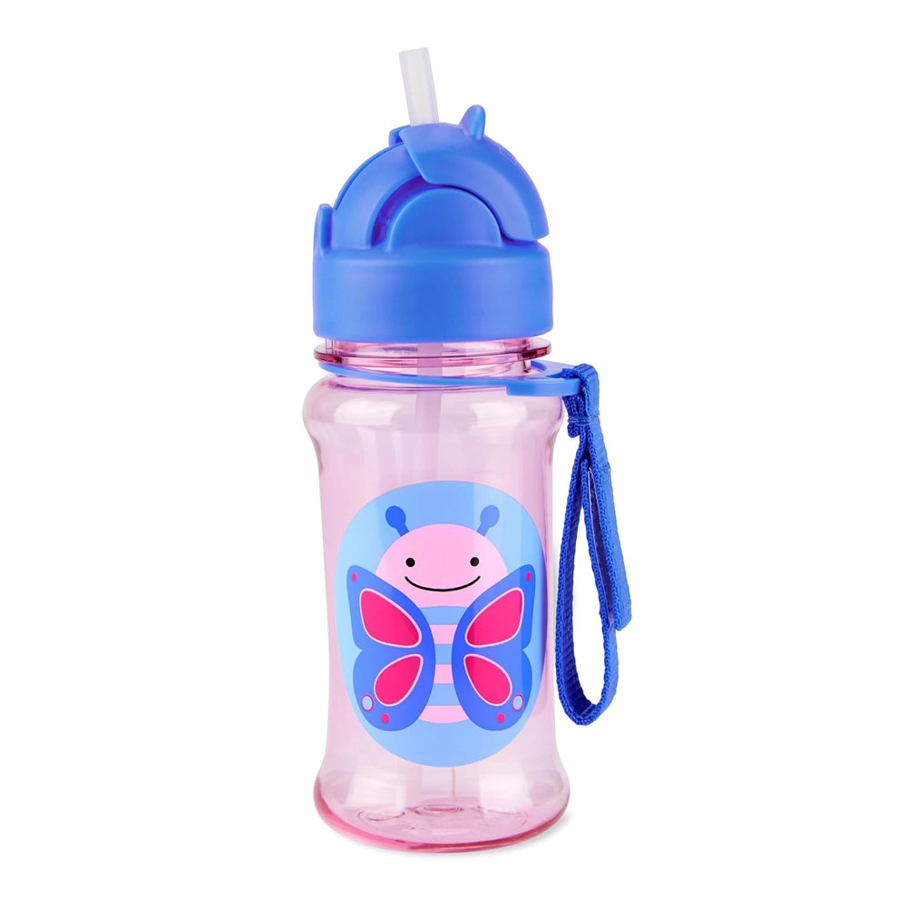 Skip Hop Gourde à Paille Zoo 355ml - Papillon