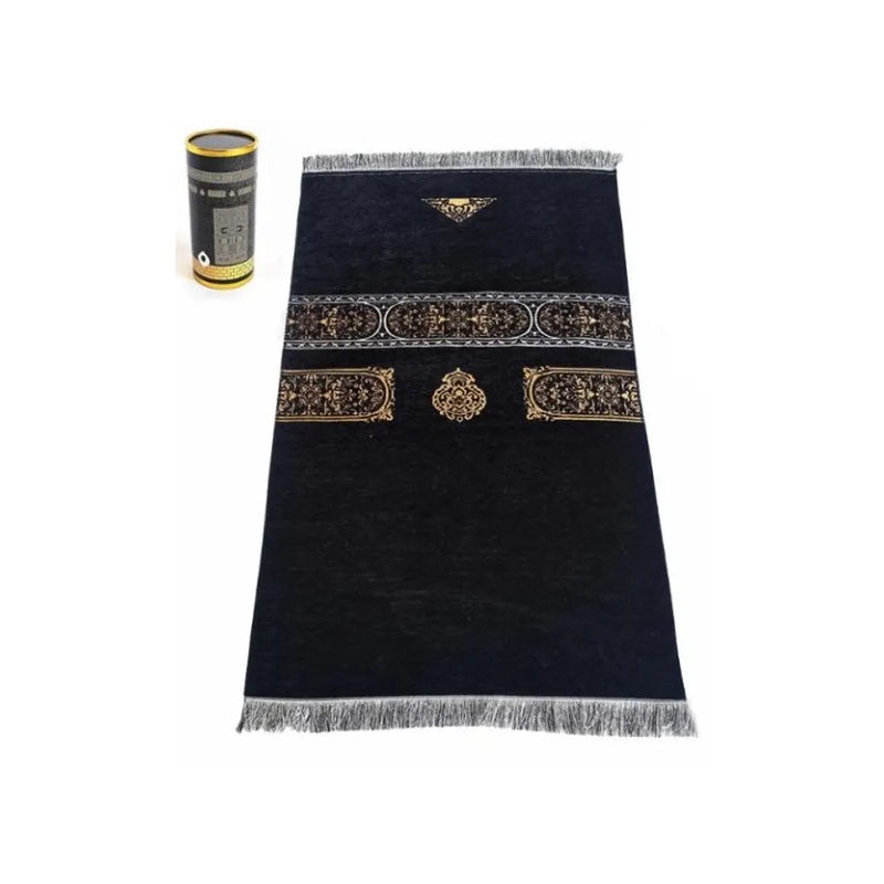 Muslim Prayer Rug - Black (Random Model)