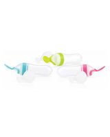 Nûby Cuillère Semi-Rigide pour Repas Liquide 90ml + 1 tête - Jaune Vert