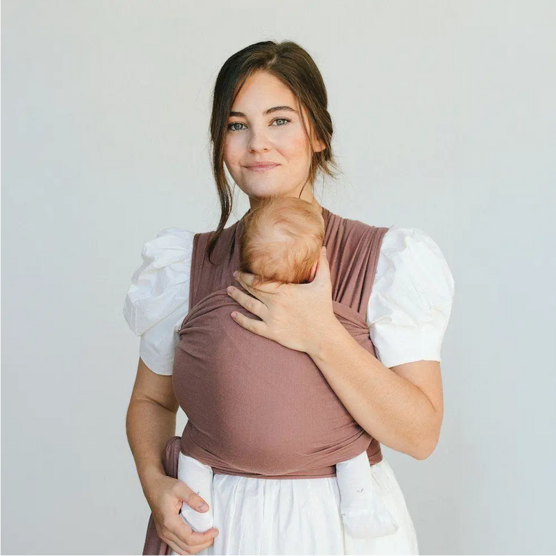 BébéYo Écharpe de Portage - Rose Poudré