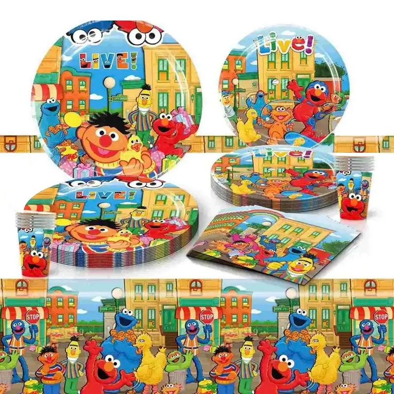 Pack Anniversaire 51 Pièces- Sesame Street