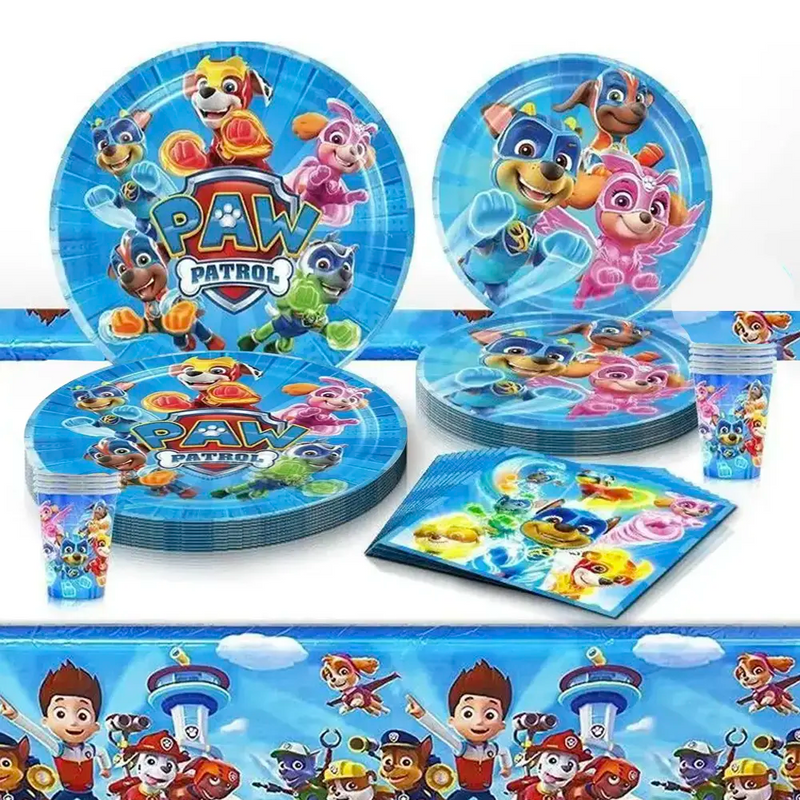 Pack de Cumpleaños 51 Piezas - La Patrulla Canina