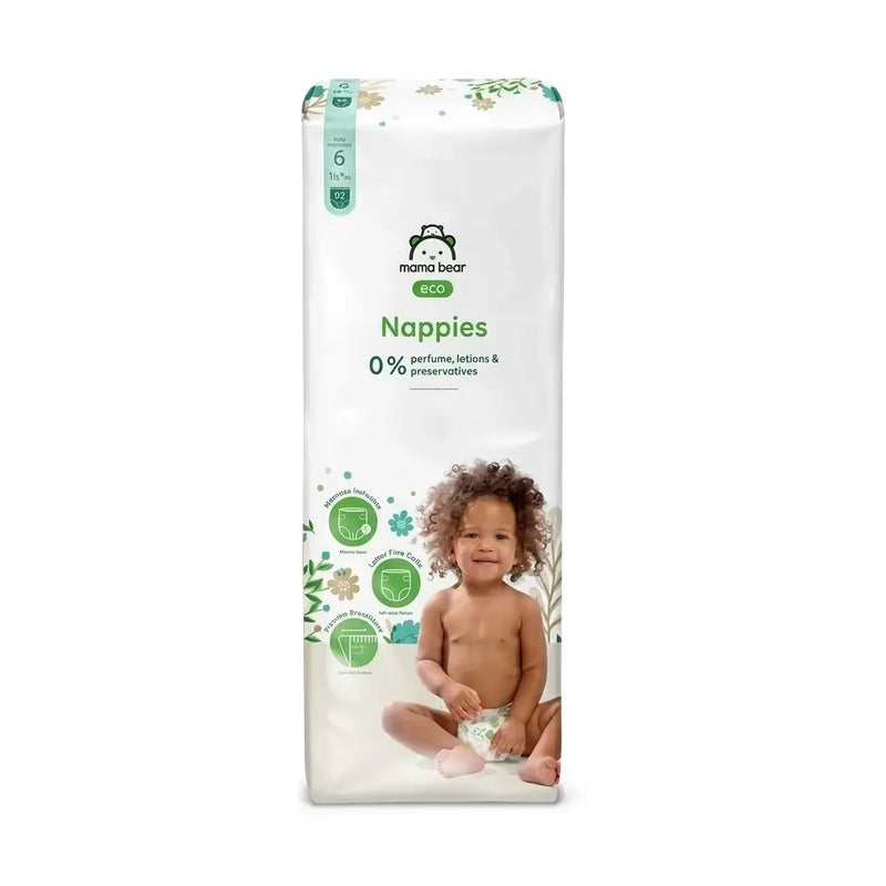 Mama Bear Couches Écologiques Taille 6 (+16Kg) – 40 Unités