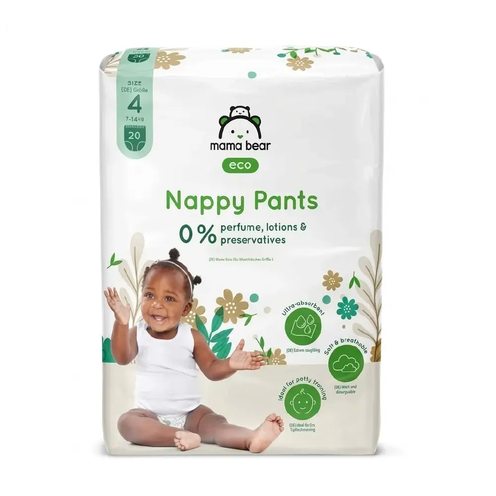 Mama Bear Couches Culottes Taille 4 (7-14Kg) – 20 Unités