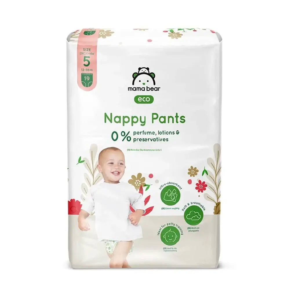 Mama Bear Couches Culottes Taille 5 (12-18Kg) – 19 Unités