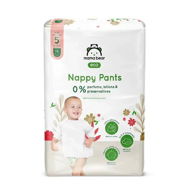 Mama Bear Couches Culottes Taille 5 (12-18Kg) – 19 Unités