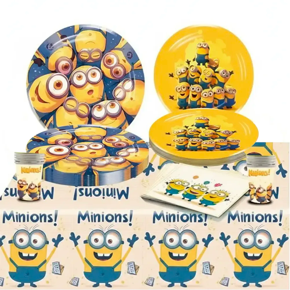 Pack Anniversaire 51 Pièces – Minions Jaune