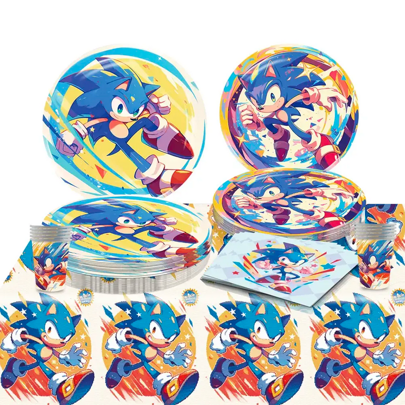Pack de Cumpleaños 51 Piezas – Sonic