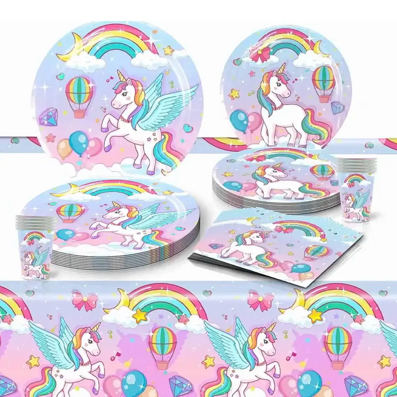 Pack de Cumpleaños 51 Piezas – Unicornio