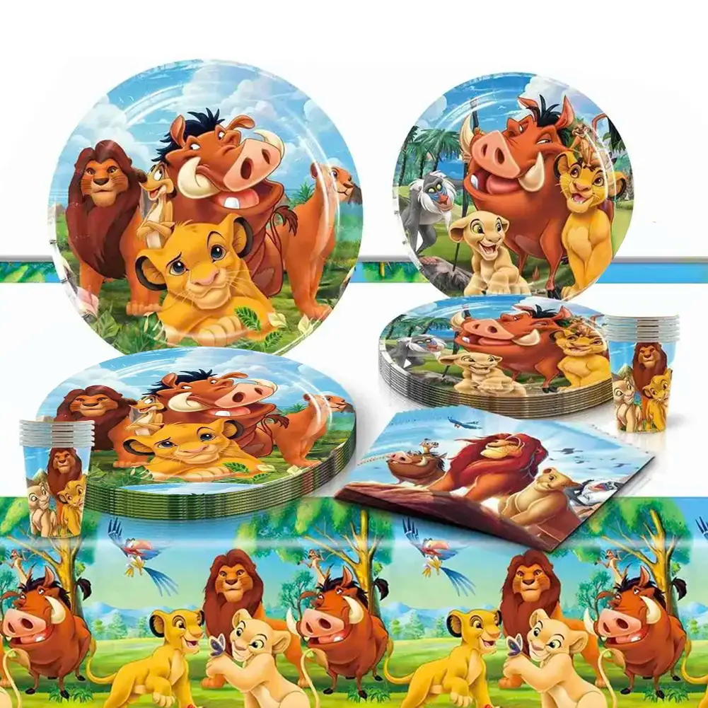 Pack Anniversaire 51 pièces - Le Roi Lion