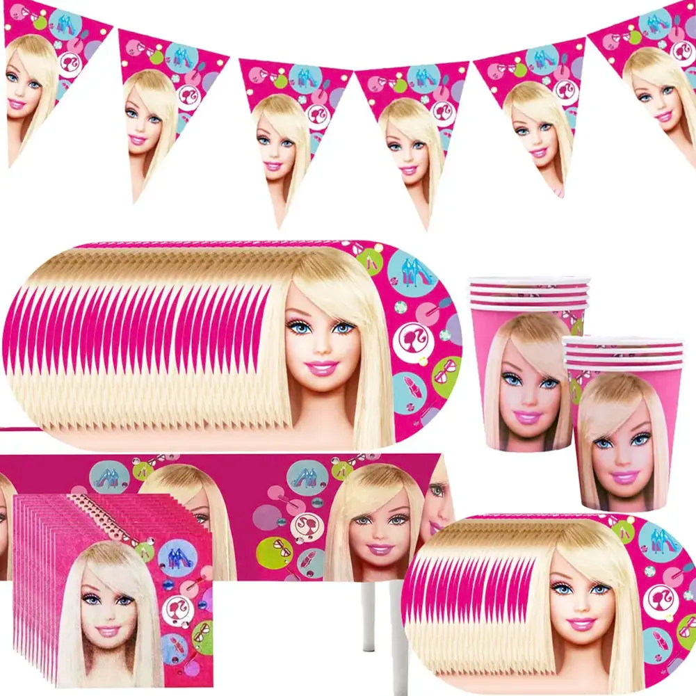 Pack Anniversaire 51 Pièces - Barbie