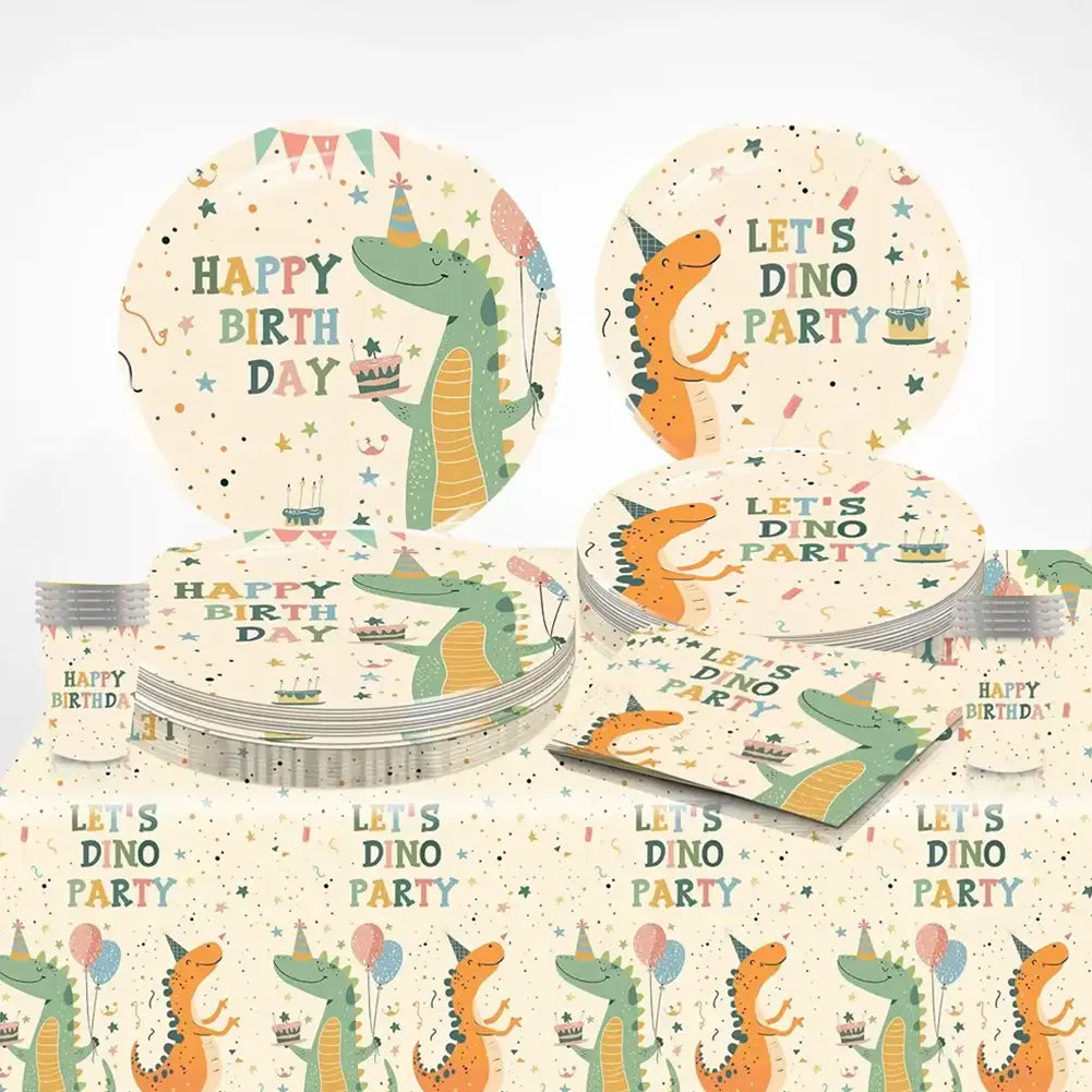Pack Anniversaire 51 Pièces – Dinosaure