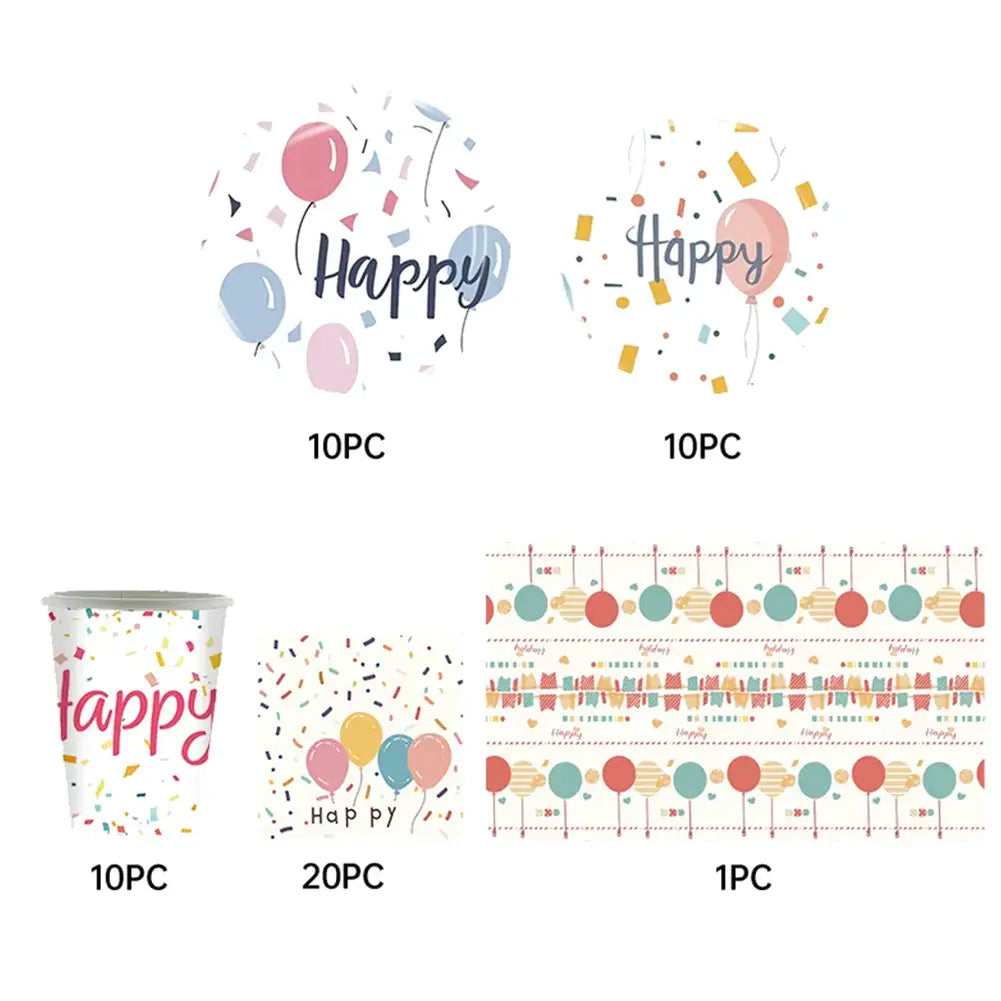 Pack Anniversaire 51 Pièces - Happy