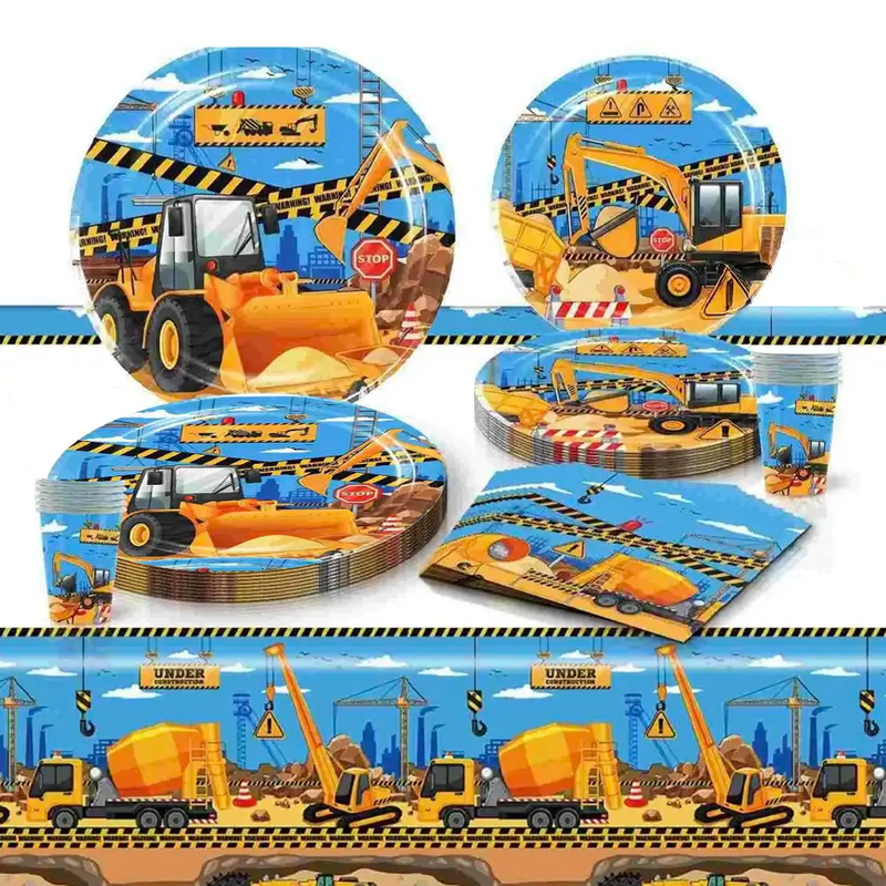 Pack de Cumpleaños 51 Piezas - Zona de Construcción