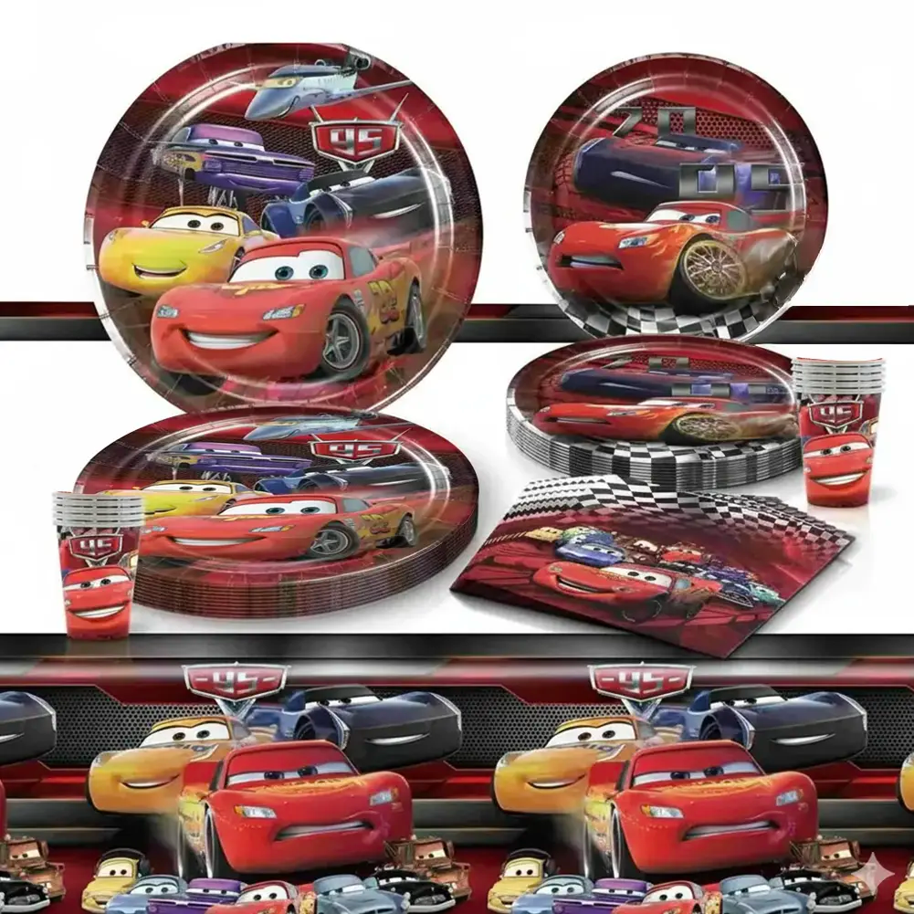 Pack Anniversaire 51 Pièces - Cars