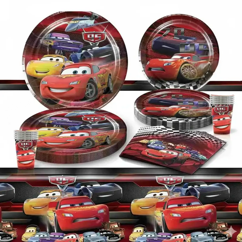 Pack de Cumpleaños 51 Piezas - Cars