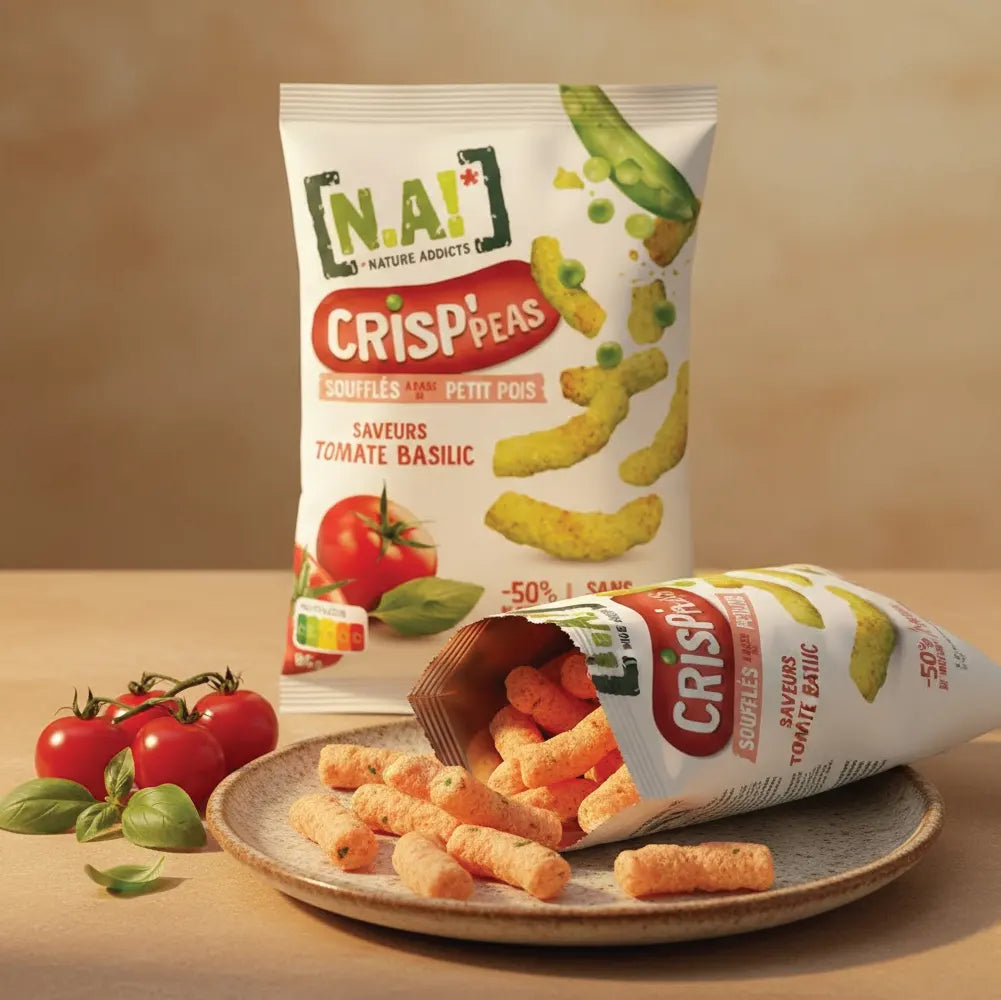 N.A ! Chips crisp'peas 50g - Tomate Basilic