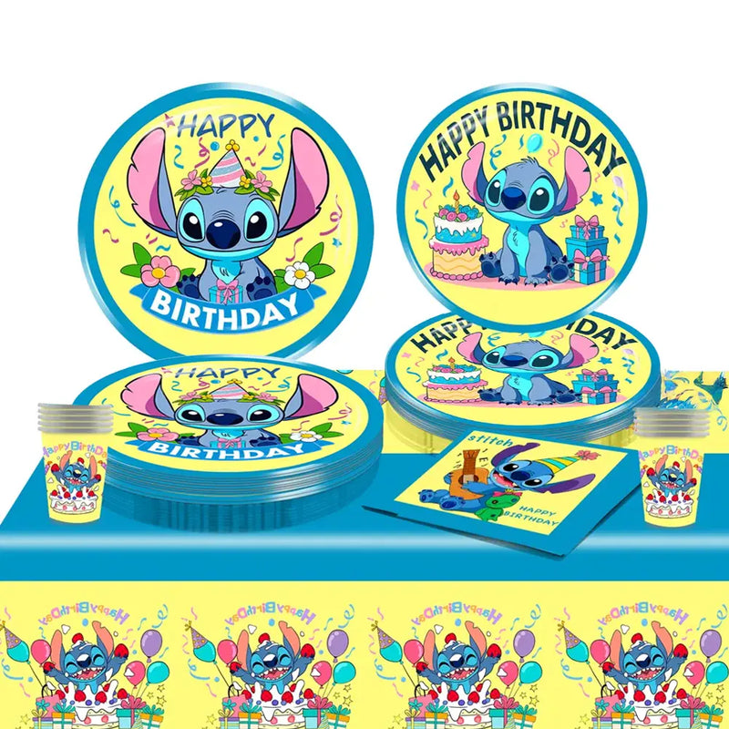 Pack de Cumpleaños 51 Piezas - Stitch