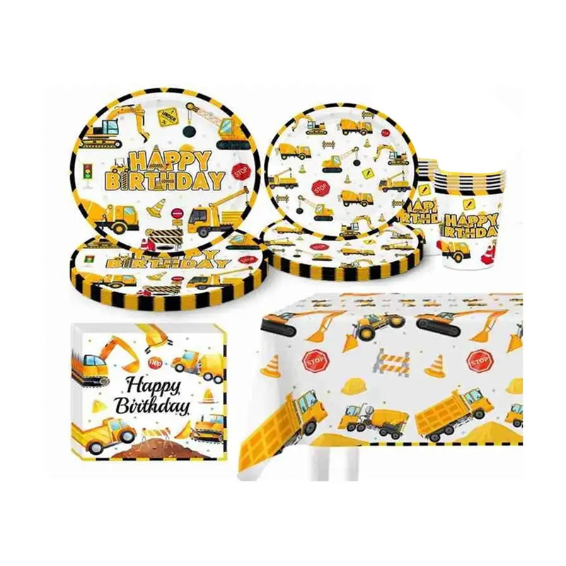Pack de Cumpleaños 51 Piezas - Zona de Construcción