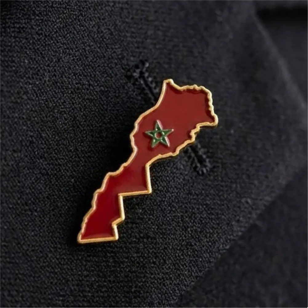 Pin’s Carte du Maroc – 3 cm