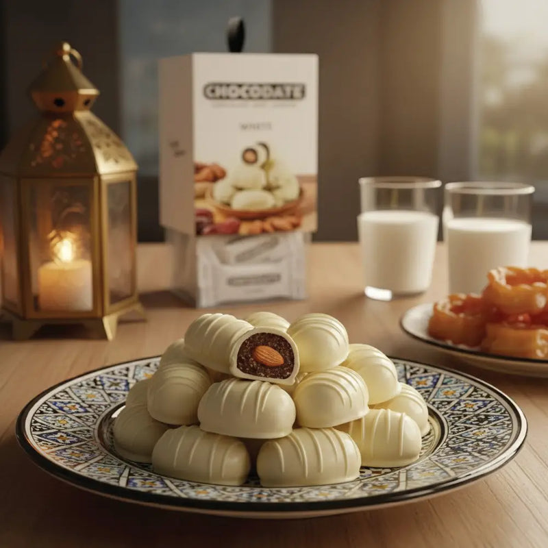 Chocodate Luxury Gift Box - Chocolat Blanc 200g
