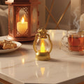Mini Lanterne Décorative avec Fausse Bougie LED - 9cm