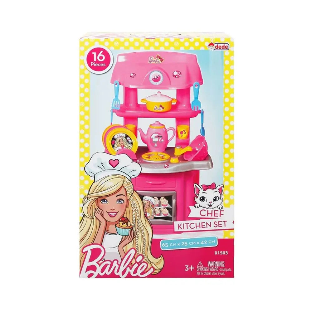Dede Coffret de Cuisine Barbie Chef - 3A+
