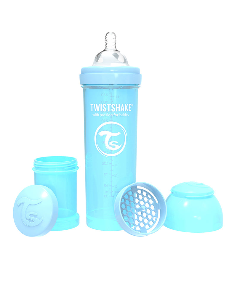 Offre : 1 Biberon Anti-Colique Twistshake 330ml - Bleu = 2 Gratuits!