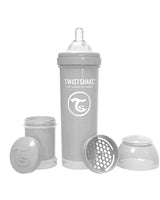 Offre : 1 Biberon Anti-Colique Twistshake 330ml - Gris = 2 Gratuits!