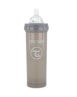 Offre : 1 Biberon Anti-Colique Twistshake 330ml - Gris = 2 Gratuits!