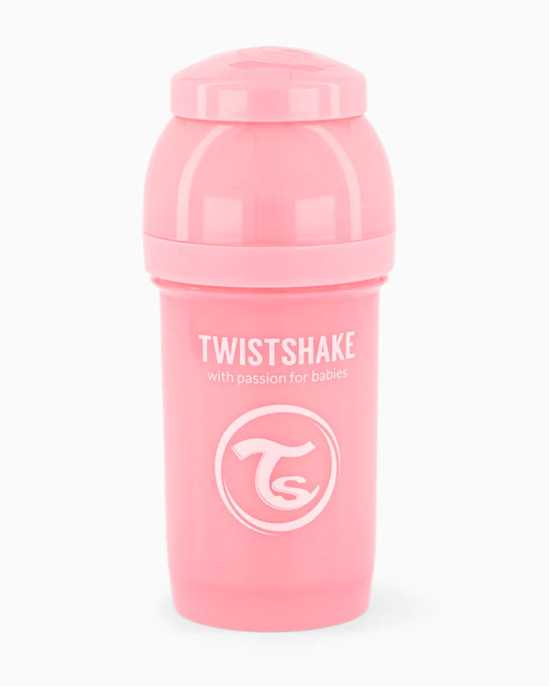 Offre : 1 Biberon Anti-Colique Twistshake 180ml - Rose = 2 Gratuits!