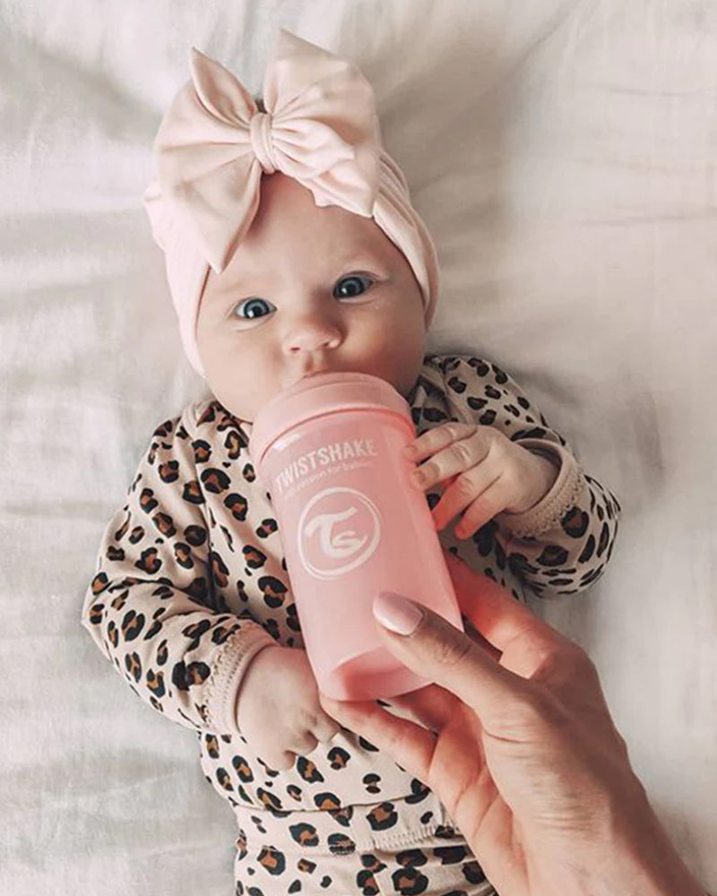 Offre : 1 Biberon Anti-Colique Twistshake 180ml - Rose = 2 Gratuits!