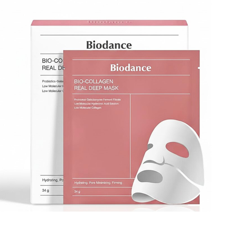 Biodance Bio Collagen Real Deep Mask – Lot de 4 Masques