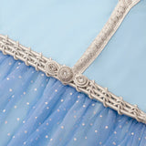 Caftan Robe pour Fille - Bleu Etoile