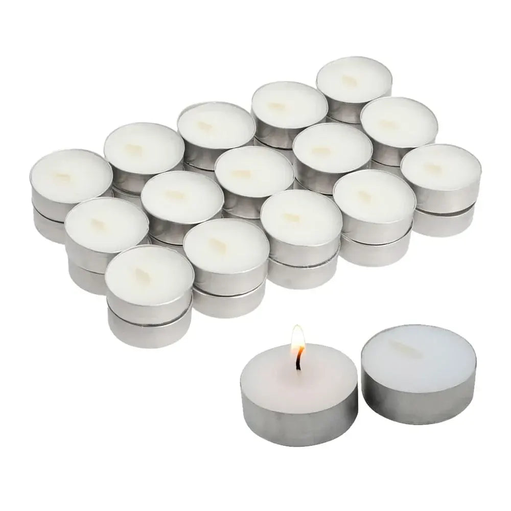 Velas de Té – 50 Piezas