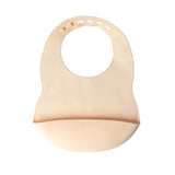 YUMMY Bavoir en Silicone avec Poche 4M+ - Vanille