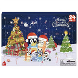 Calendrier de l'Avent Bluey Amazing Box 24 surprises bleu