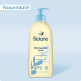 Biolane Shampooing Doux au Lin pour Bébé – 350 ml