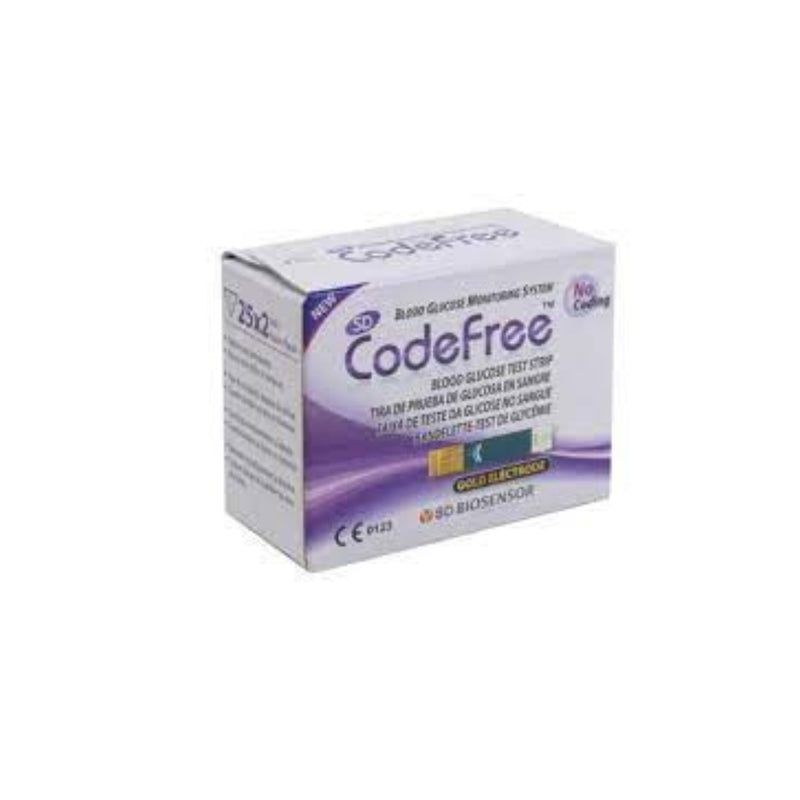 CodeFree 50 tiras de glucosa en sangre