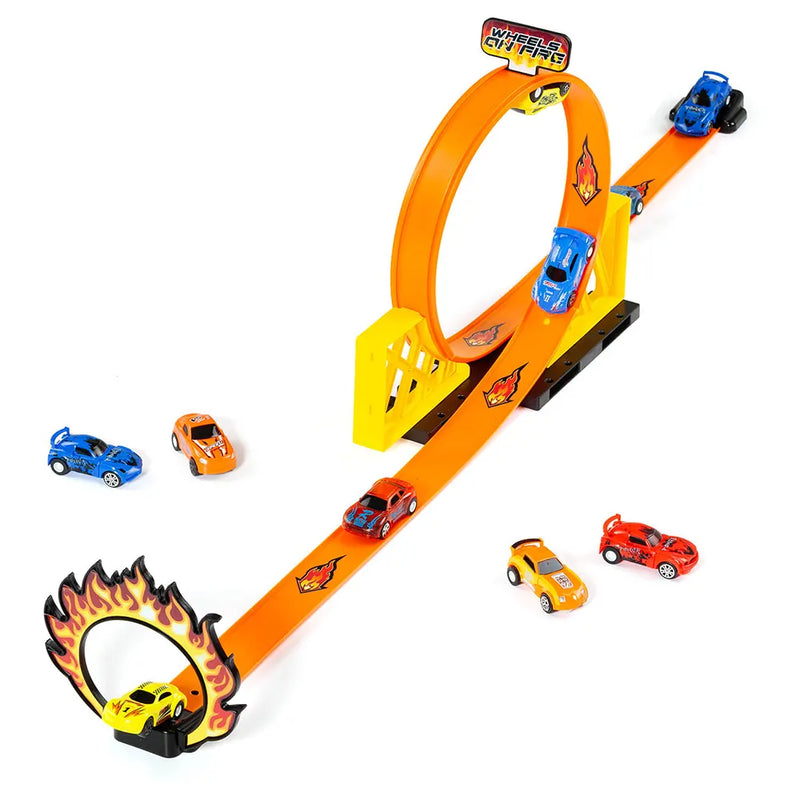 Molto Looping Parking Lot with Car + Track 3A+