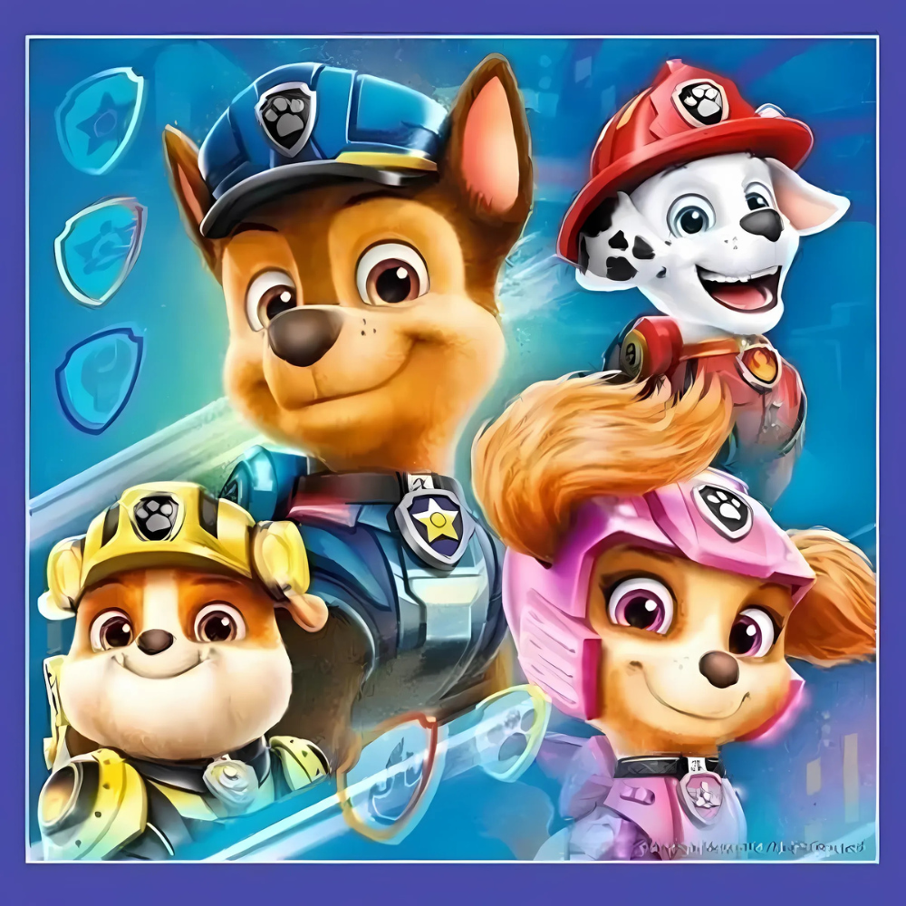 Trefl Puzzle 3en1 Patrulla Canina Listo para la Acción - 3A+