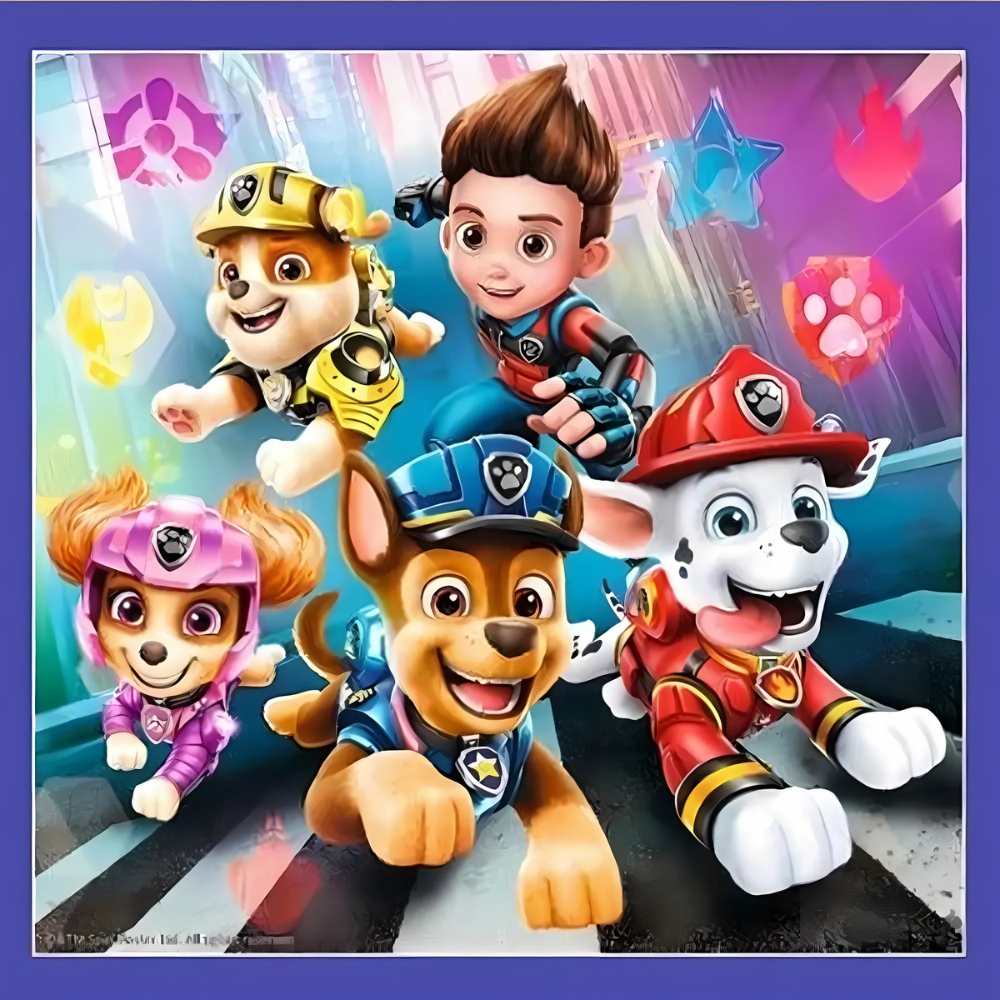 Trefl Puzzle 3en1 Patrulla Canina Listo para la Acción - 3A+