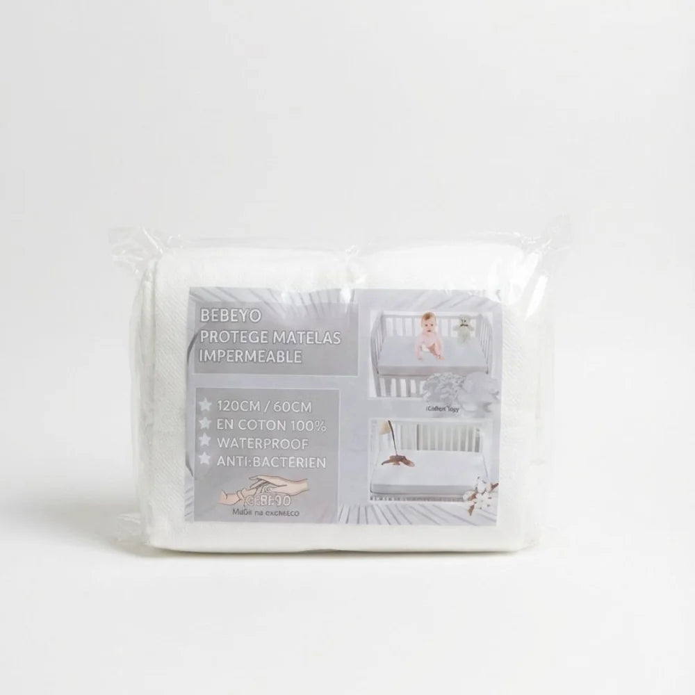 BébéYo Protège Matelas Imperméable - 120x60cm