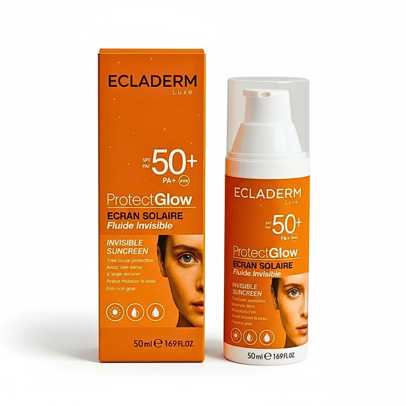 Ecladerm Protect Glow Écran Fluide Invisible SPF 50+ - 50ml