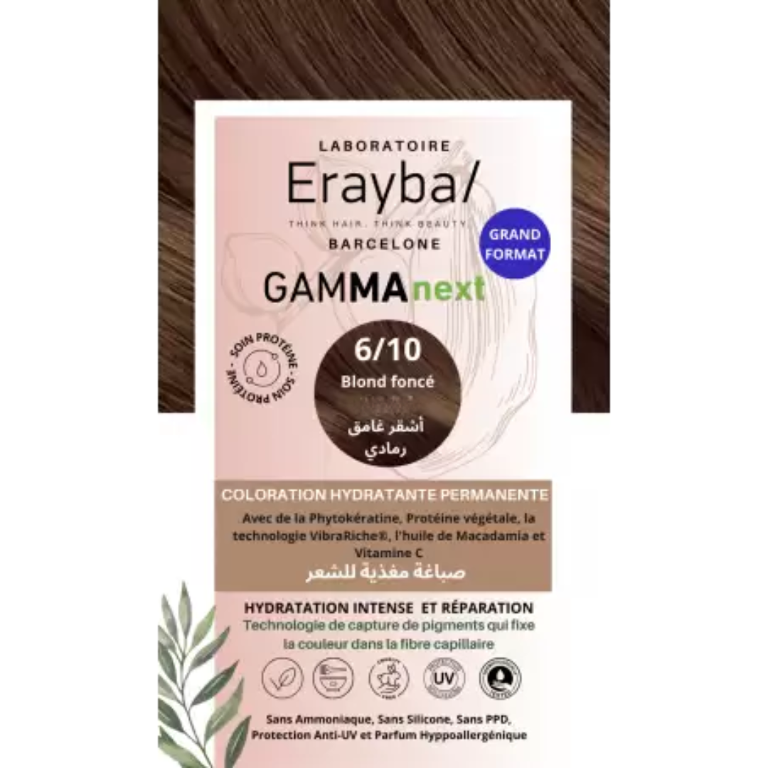 Erayba Gamma Next Coloring 6/00 Natural Dark Blonde Permanent Moisturizing Coloring