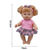 Poupée Reborn Bébé avec Poussette Marron - 3A+