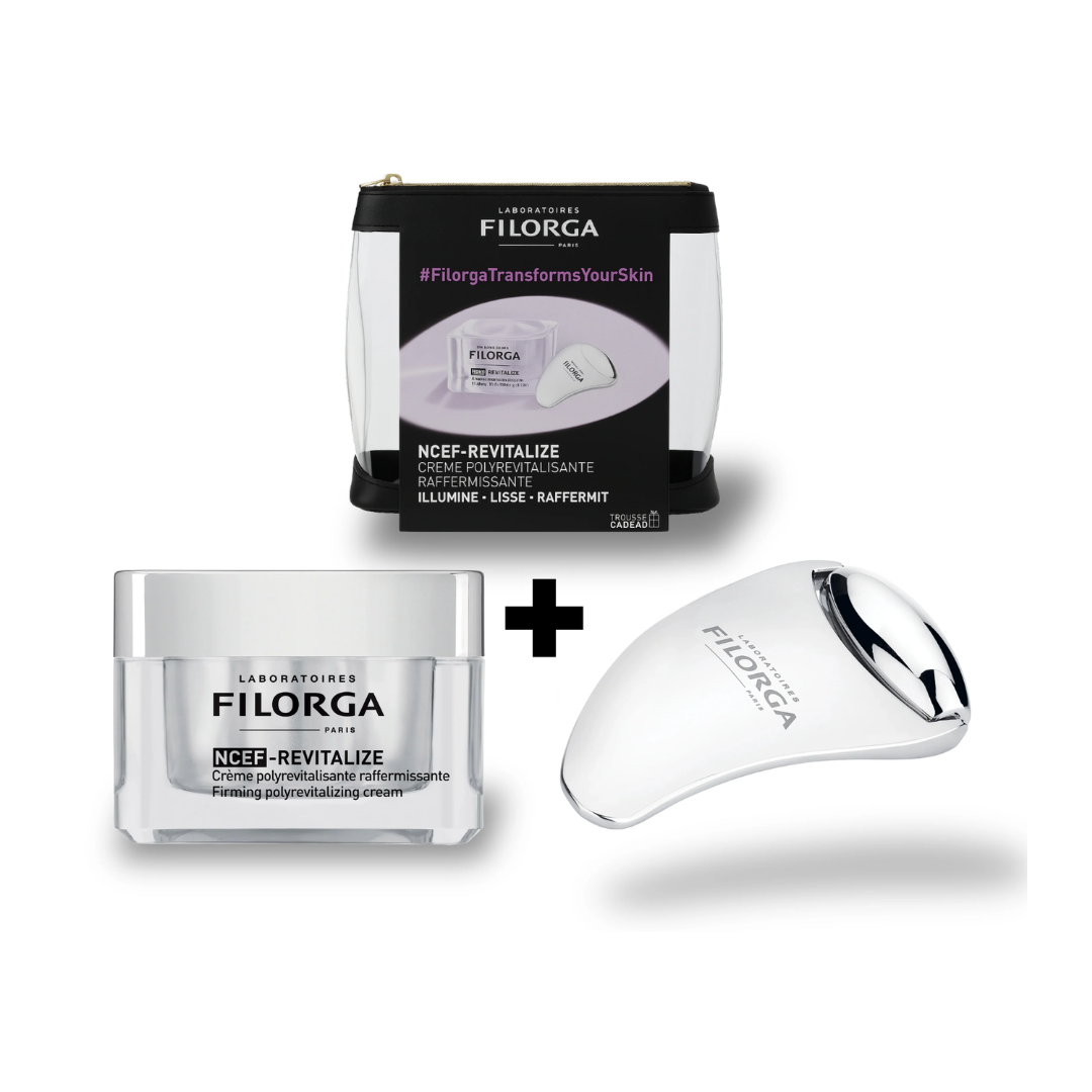 Filorga Cofre NCEF Revitalize – Crema 50 ml y Rodillo GuaSha